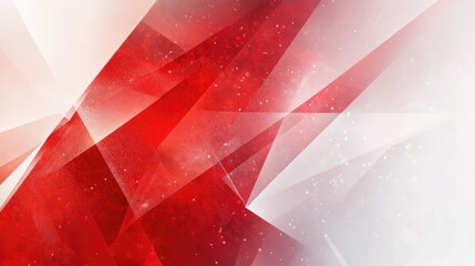 Poster - Elegant red and white abstract background featuring smooth gradients and geometric patterns. Perfect for contemporary design projects and stylish presentations.