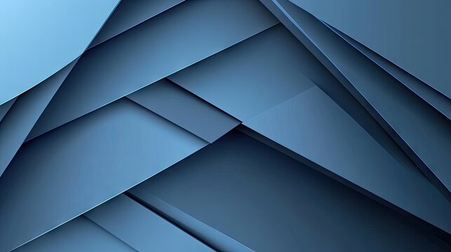Futuristic blue-grey geometric shadow lines on a sleek background. This abstract design provides an elegant and modern backdrop with ample space for text and graphics.