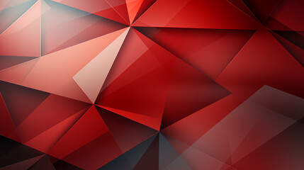 Wall Mural - Red geometric texture. Abstract background