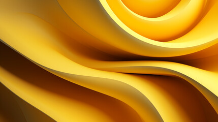 Wall Mural - Abstract modern yellow gradient waves background with copy space for text. Minimal concept.