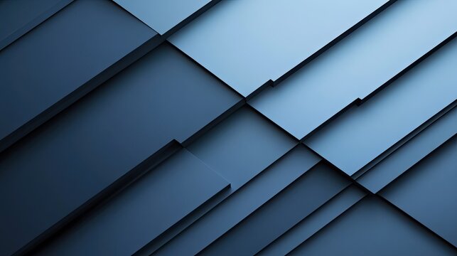 Geometric blue-grey shadow lines on a contemporary background. The abstract, futuristic design offers a sophisticated look with plenty of blank space for text or design elements. -