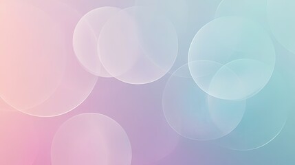 Poster - Minimalist abstract background featuring a subtle arrangement of soft-colored circles. Great for contemporary design projects, elegant presentations, and creative graphics. -
