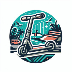  logo club scooter, vector, editing