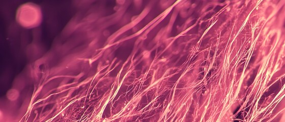 Poster - Captivating close up view of hair follicles magnified under a powerful microscope revealing the intricate and fascinating structures that are the focus of scientific research on hair growth and loss