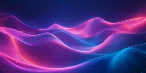 Aufkleber - Design a space-themed background with abstract patterns and light gradients blending seamlessly to create a futuristic and modern texture that embodies the essence of technology