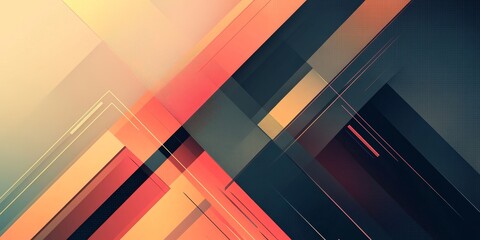Aufkleber - Conceptualize a business-focused background with clean lines and simple geometric shapes using light and dark gradients to create a professional and modern abstract texture 