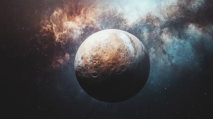 Canvas Print - Pluto in the Milky Way