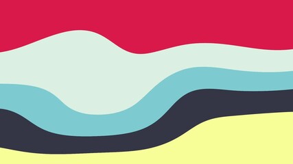 Wall Mural - Noise wave Background Animated Abstract element, seamless loop Animation on background HD