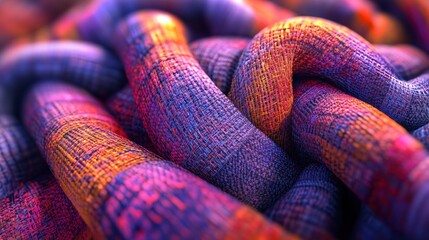 Poster - Abstract Woven Fabric
