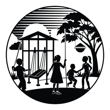 Back To School Silhouette Vector Classroom School Bus 100 Days Of School