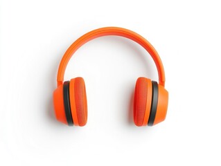 Poster - of a 3D education icon featuring a headset with a microphone designed for online learning and remote education  The image is isolated on a clean white background