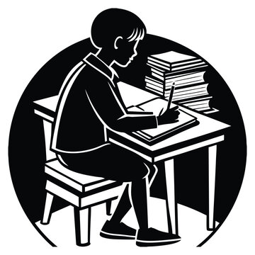 Back To School Silhouette Vector Classroom School Bus 100 Days Of School