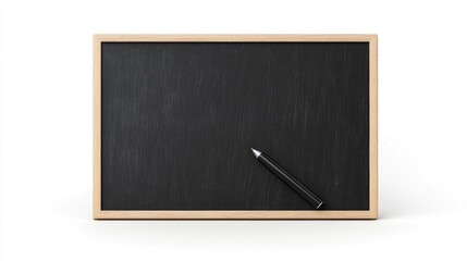 Poster - 3D of an Education Smartboard with Interactive Pen Isolated on a Clean White Background for Classroom or School Presentation and Learning Concepts