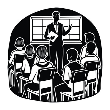Back To School Silhouette Vector Classroom School Bus 100 Days Of School