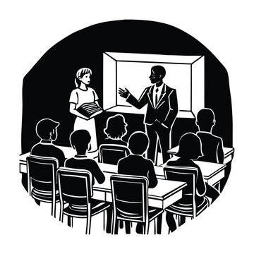 Back To School Silhouette Vector Classroom School Bus 100 Days Of School