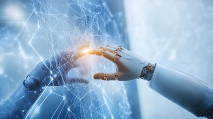 Poster - Human and Robotic Hands Reaching Through Digital Network