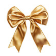 © ceren - Golden bow isolated on transparent or white background