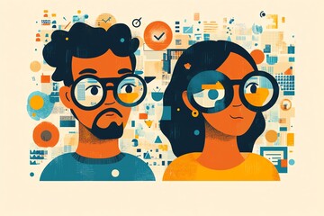 Poster - Collaboration, partnership, teamwork,  diversity,  business,  people,  concept.