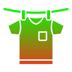 Sticker - Dry shirt Icon