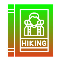 Poster - Hiking book Icon