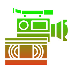 Canvas Print - Video camera Icon