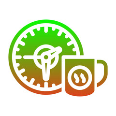 Poster - Tea break Icon