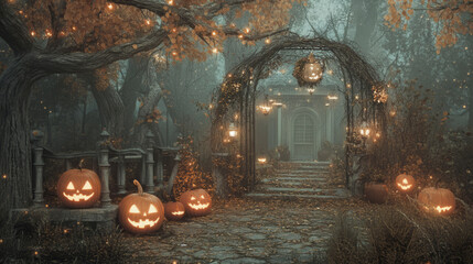 Wall Mural - Halloween background