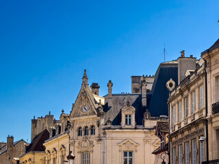 Wall Mural - Street view of downtown Dijon, France