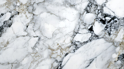 Sticker - White and black marble texture background