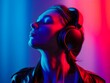 © SCTProjects - Woman Immersed in Music with Headphones