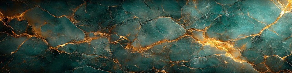 Emerald green and gold abstract marble texture for luxury interior design and digital art backgrounds