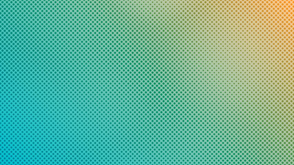 Poster - Colorful halftone background with dots