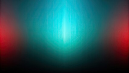 Poster - Teal black red gradient blur with colorful grainy gradient soft glow and noise effect, teal, black, red, gradient