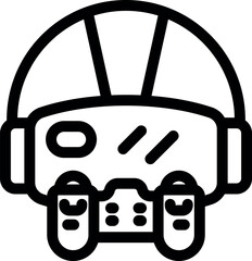 Poster - Virtual reality gaming headset paired with controllers for an immersive gaming experience