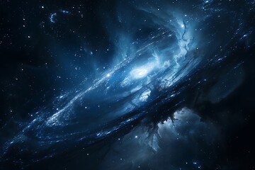 Wall Mural - A majestic view of a distant nebula