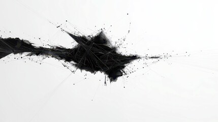 Poster - Connected Lines, a dynamic vector illustration showcasing intricate patterns that symbolize communication pathways, emphasizing connectivity and modern design elements.