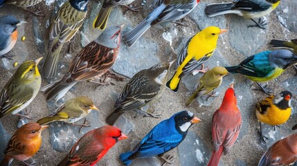 Poster - Birds display remarkable diversity in their behaviors and adaptations.