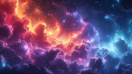 Wall Mural - Cosmic Cloudscape