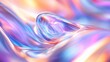 © fledermausstudio - Abstract iridescent liquid background