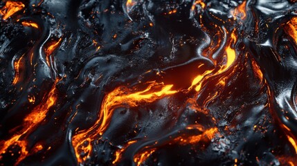 Poster - Molten Lava Flow