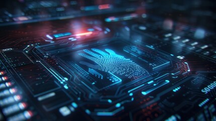 Poster - create a design for a banking platform with integrated digital identity verification.