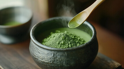 Poster - green tea with mint