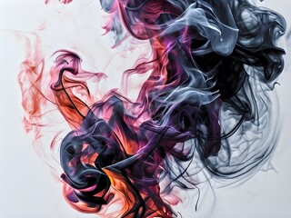 Wall Mural - abstract smoke background