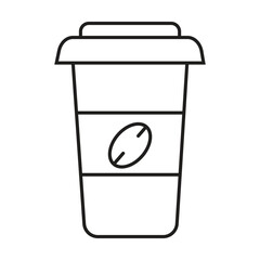 Coffee cup  icon vector on white background