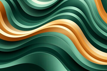 Wall Mural - abstract background with waves