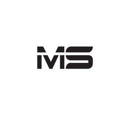 Fototapete - MS BUSINESS LOGO DESIGNE