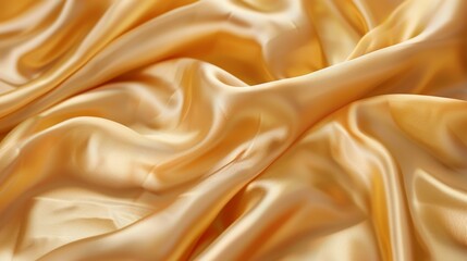Poster - Light brown silk satin fabric, gradient, gold dust, abstract background, luxury, beautiful, luxurious, golden, shiny, glitter, curtain, fabric, cloth texture, Christmas, birthday
