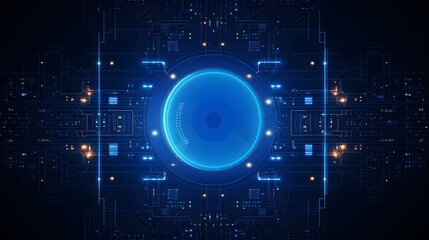 Abstract technology background Hi-tech communication concept futuristic digital innovation background vector illustration
