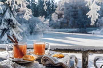 Wall Mural - winter landscape