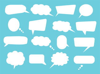 Fototapete - speech bubble collection. Set of speech bubble. Speech bubble comic vector.